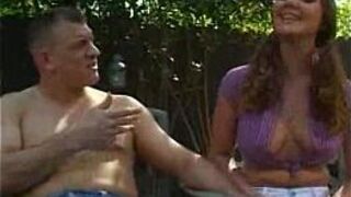 Having outdoor sex porn video